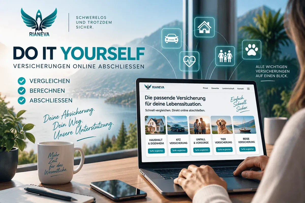 Versicherung online abschließen mit digitalen Tarifrechnern